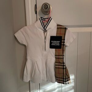 Burberry baby dress size 6 months